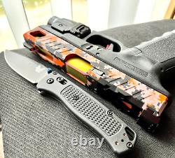 Complete Glock 19 Gen 3 Slide Custom OPMOD Cerakote RMR Cut G19 Upper FREE KNIFE