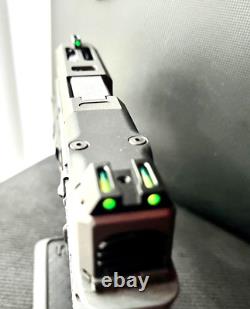 Custom Glock 19 Gen 3 Slide Fluted Barrel RMR Cut G19 Complete Upper +FREE KNIFE