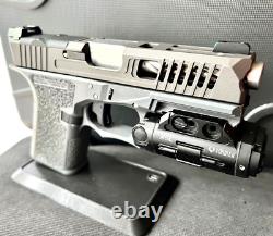 Custom Glock 19 Gen 3 Slide Fluted Barrel RMR Cut G19 Complete Upper +FREE KNIFE