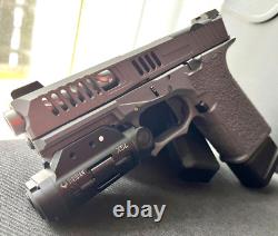 Custom Glock 19 Gen 3 Slide Fluted Barrel RMR Cut G19 Complete Upper +FREE KNIFE