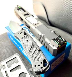 Custom Glock 19 Gen 3 Slide Fluted Barrel RMR Cut G19 Complete Upper +FREE KNIFE