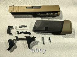 FDE Glock 43 Complete Slide Barrel Upper Lower Parts Kit G43 SS80 PFSS9