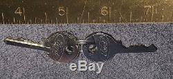 FORD Pad Lock & Keys NOS Tractor Tool Box 8N 2N SPARE TIRE 1970s Bronco Truck