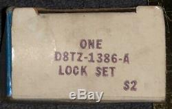 FORD Pad Lock & Keys NOS Tractor Tool Box 8N 2N SPARE TIRE 1970s Bronco Truck