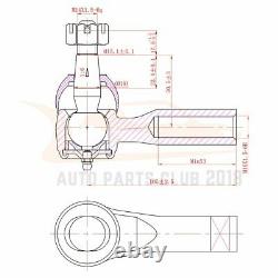 Fit For Chrysler Aspen Dodge Brand New Control Arm Tie Rod End Stering Parts 10x