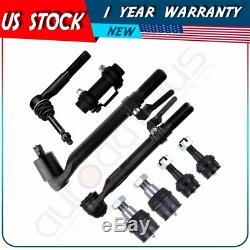 Fits For Ford F-350 4WD Outer Tie Rod Ends Steering Parts 8Set Ball Joint Kit