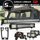 For 07-18 Jeep Wrangler JK 3-Row 52 LED Light Bar+20 Lower+4x Pods+Mount Kit