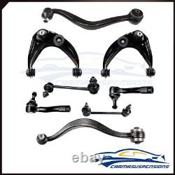 For 2003-07 Mazda Suspension 8pcs Sway Bar Link Tie Rod End Control Arm Parts