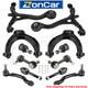 For 2008-2012 Honda Accord 12pcs Front Upper Control Arms Tie Rods Ball Joints