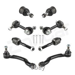 For 2008-2012 Honda Accord 12pcs Front Upper Control Arms Tie Rods Ball Joints
