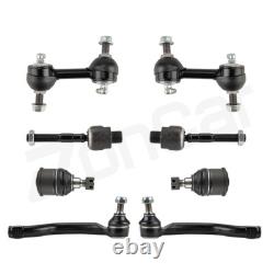 For 2008-2012 Honda Accord 12pcs Front Upper Control Arms Tie Rods Ball Joints