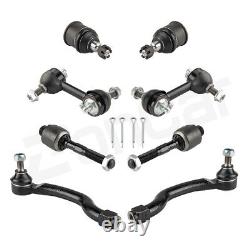 For 2008-2012 Honda Accord Suspension 12pc Front Upper Control Arms Tie Rods Kit
