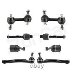 For 2008-2012 Honda Accord Suspension 12pc Front Upper Control Arms Tie Rods Kit