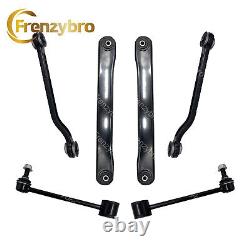 For Chevy GMC New 6pc Rear Upper & Lower Control Arm Kit Passenger Driver Sides