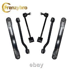 For Chevy GMC New 6pc Rear Upper & Lower Control Arm Kit Passenger Driver Sides