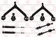 For Dodge Ram 1500 8 Pc Trucks Parts Kit Upper Arms Lower Ball Joint Sway Bar