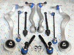 For E60 10PCS FRONT CONTROL ARMS BALL JOINT JOINTS STEERING TIE ROD RODS KIT