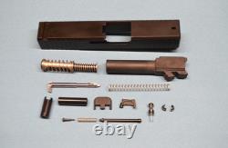 For G26 Complete Upper Slide for GL0CK 26 GEN 3 Nitride Finish + OEM ROD