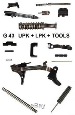 For GLOCK G 43 Lower and Upper Parts Kit Plus Tools Fits 9 millimeter OEM Parts