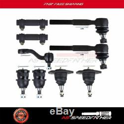 For GMC C1500 Suspension Ball Joint Tie Rod End Pitman Arm Steering Kit Part 9Pc