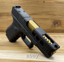 For Glock 17 Complete Slide gen3 RMR Lightning Gold PORTED Barrel OEM SIGHTS