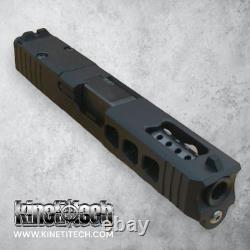 For Glock 17 Complete Slide gen3 RMR Top Port Lightning PORTS Black Barrel