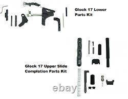 For Glock 17 Gen 3 Lower & Upper Parts Completion Kit Polymer80 PF940 Compatible