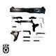 For Glock 17 Slide & Kit Black Complete Upper & Lower slide kit fits Gen 3