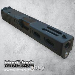 For Glock 19 Complete Slide gen 3 RMR Lightning cut Black Barrel Sights USA MADE