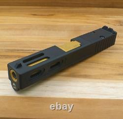 For Glock 19 Complete Slide gen 3 Sights RMR Lightning Gold TIN Barrel USA MADE