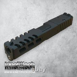 For Glock 19 Complete Slide gen3 RMR Sights Lightning Raptor Crown Barrel