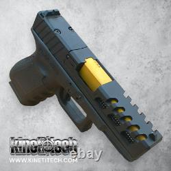 For Glock 19 Complete Slide gen3 RMR Sights Lightning Raptor Cut Gold Barrel USA