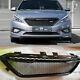 For Hyundai Sonata Grille 2015-2017 Front Upper Grill Splitter Body Kit Parts