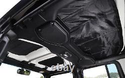 For Jeep Wrangler JL 2018-2023 4Door Hardtop Heat Insulation Roof Cotton Kit 4PC