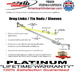 Ford F250 F350 4x4 2008 2010 Lifetime Ball Joint Drag Link Tie Rod Sleeves Kit