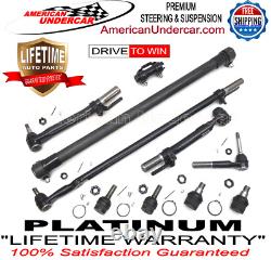 Ford F250 F350 4x4 2011-2016 Lifetime Ball Joints Tie Rods Drag Link Sleeves Kit