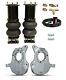 Front Bolt On Air Ride Bag Kit Bags Drop Spindles For 2014-18 Silverado 1500 2wd