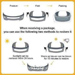 Front Bumper Cover Assembly Kit Set For 2013-2017 Chevy Traverse Lower&Upper