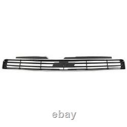 Front Bumper Cover Primed + Upper & Lower Grille For 2006-2011 Chevrolet Impala