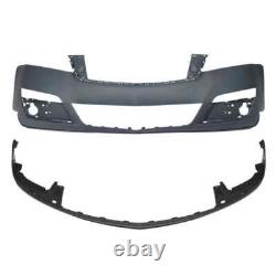 Front Bumper Lower&Upper Cover Assembly Kit Set For 2013-2017 Chevy Traverse