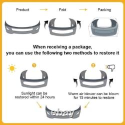 Front Bumper Lower&Upper Cover Assembly Kit Set For 2013-2017 Chevy Traverse