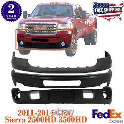 Front Bumper Primed Steel Kit For 2011-2014 GMC Sierra 2500HD 3500