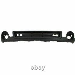 Front Bumper Primed Steel + Upper + Lower Valance For 2007-2013 GMC Sierra 1500