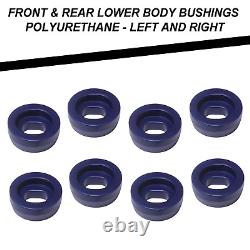 Front & Rear Body Cab Mount Bushing Kit PU 24pc For Silverado Sierra 1500 / 2500