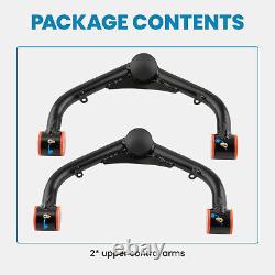 Front Upper Control Arm 2-4 Lift Kit For Chevy Silverado 3500HD 2001-2010 8-Lug