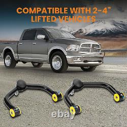 Front Upper Control Arms 2-4 Lift Kit For Dodge Ram 1500 2006-2021 2022 4WD 4X4