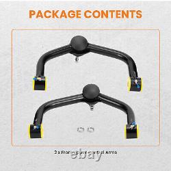 Front Upper Control Arms 2-4 Lift Kit For Dodge Ram 1500 2006-2021 2022 4WD 4X4