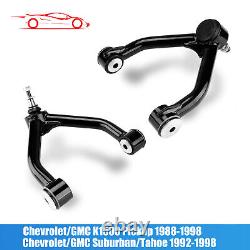 Front Upper Control Arms 2-4 Lift Kit for 1988 1989-1998 Chevrolet GMC K1500