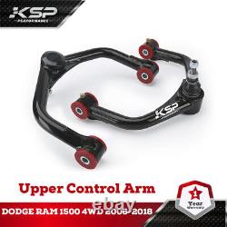 Front Upper Control Arms for 2-4 Lift for 2006-2022 DODGE RAM 1500 4WD 4x4