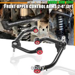 Front Upper Control Arms for 2-4 Lift for 2006-2022 DODGE RAM 1500 4WD 4x4 NEW